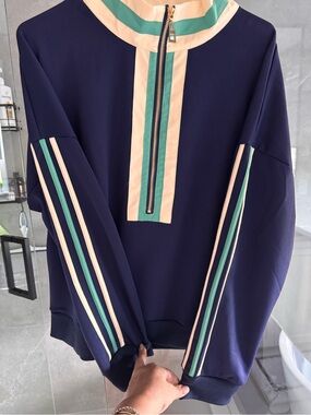 BNWT Zip-Front Pullover